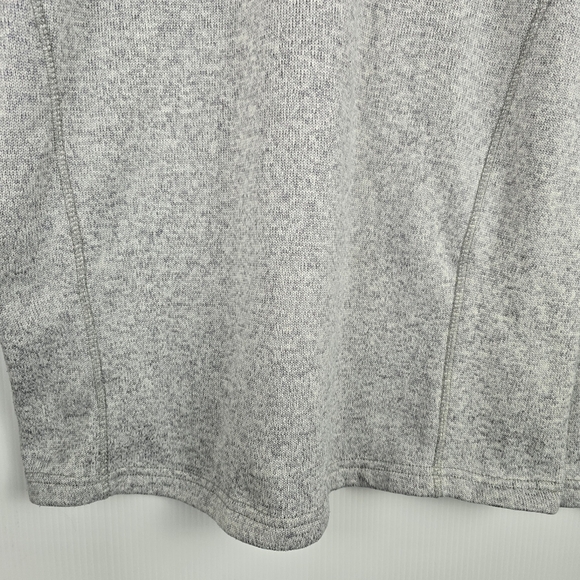 Eddie Bauer Men's Gray Long Sleeve 1/4 Zip Sweater Adventure Hiking WeekendSizeM - Picture 5 of 13
